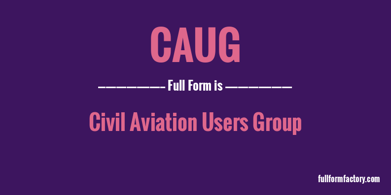 caug-full-form