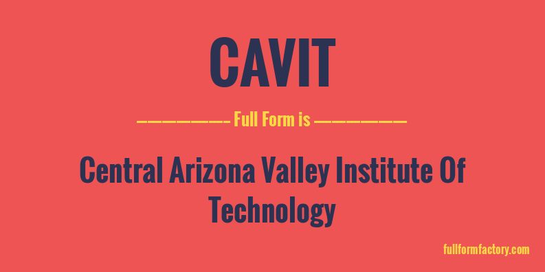 cavit-full-form