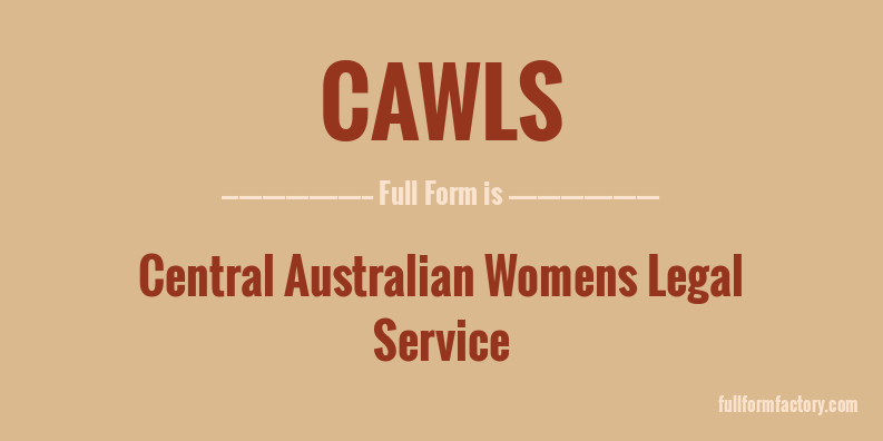 cawls-full-form