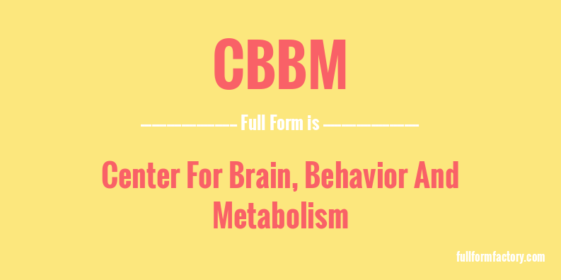 cbbm-full-form