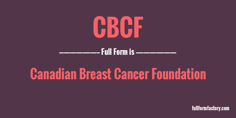 cbcf-full-form