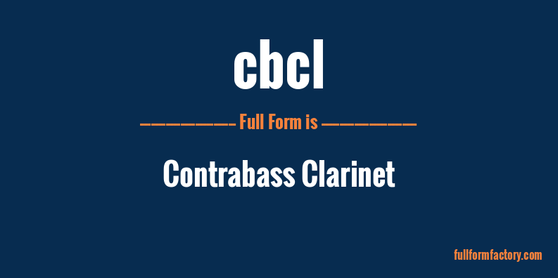 cbcl-full-form