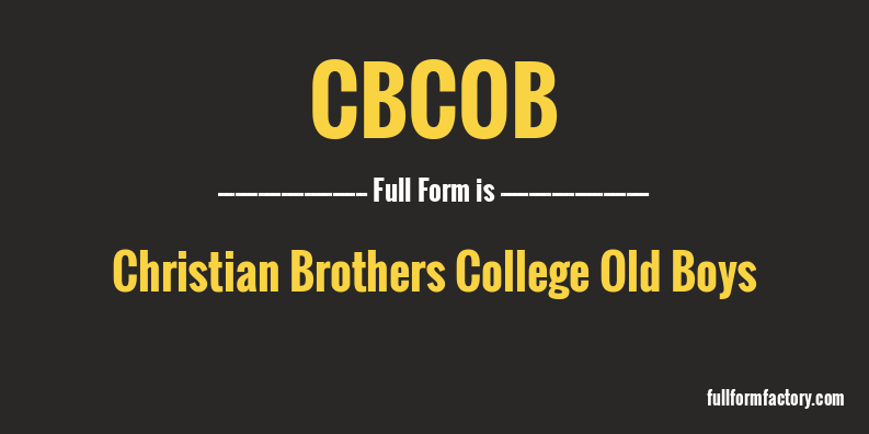 cbcob-full-form