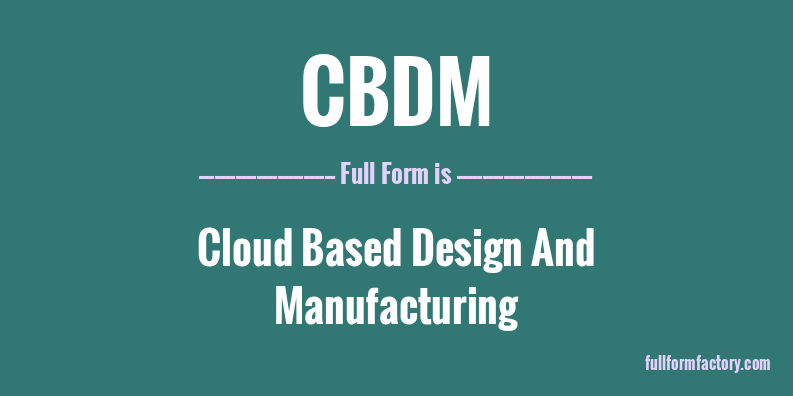 cbdm-full-form
