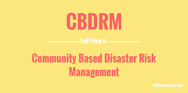 cbdrm-full-form