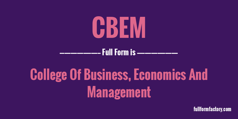 cbem-full-form