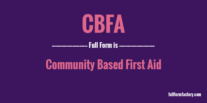 cbfa-full-form