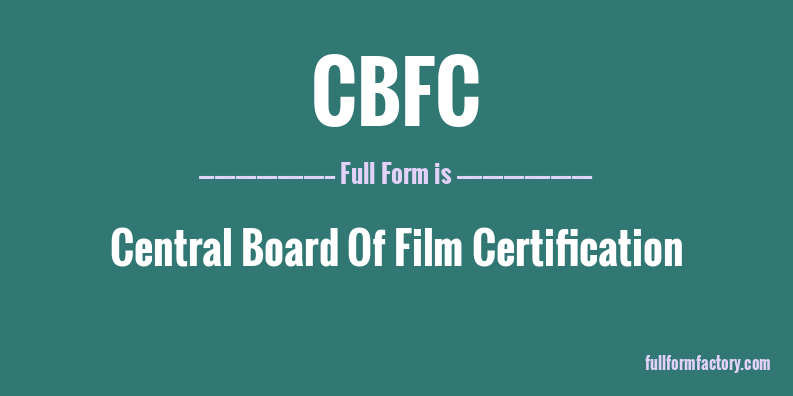 cbfc-full-form