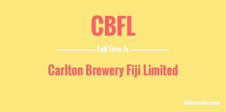 cbfl-full-form
