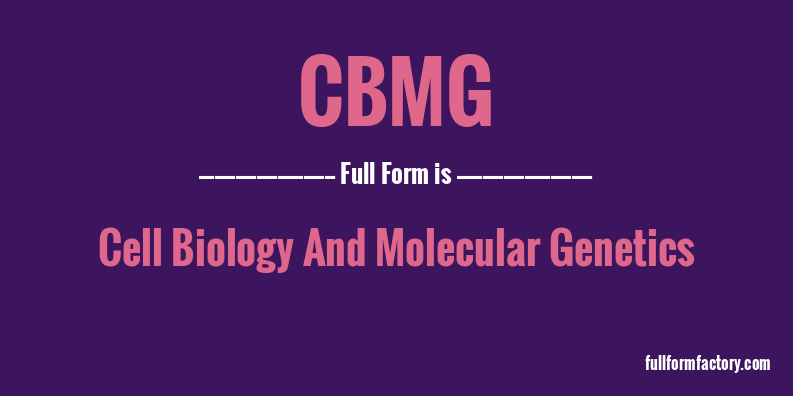 cbmg-full-form