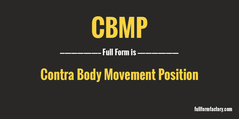 cbmp-full-form
