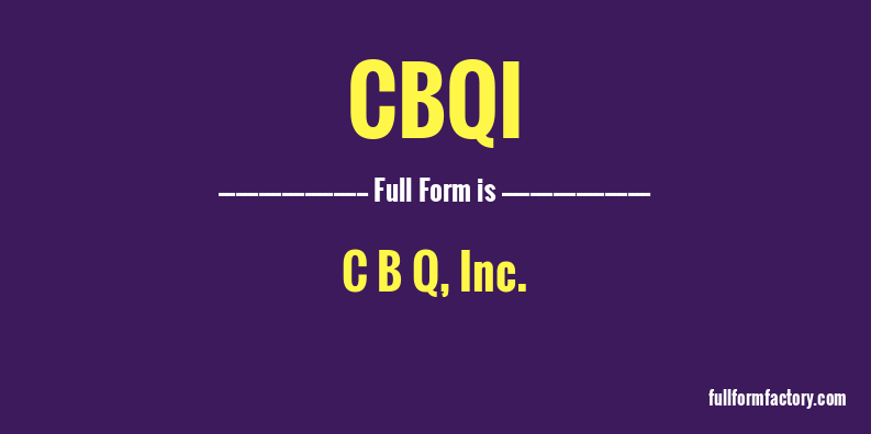 cbqi-full-form
