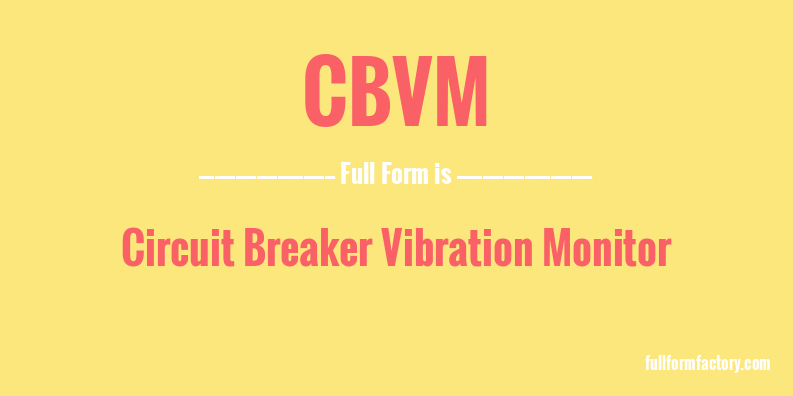 cbvm-full-form