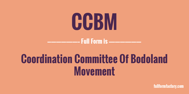 ccbm-full-form