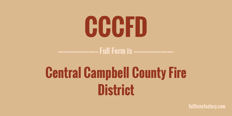 cccfd-full-form