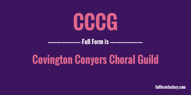 cccg-full-form