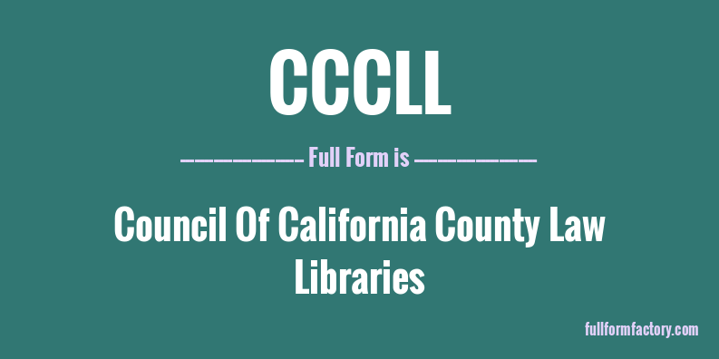 cccll-full-form