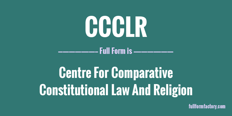 ccclr-full-form