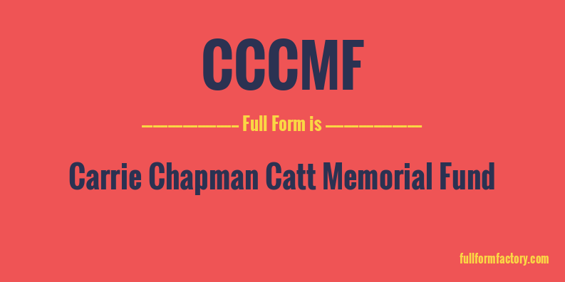 cccmf-full-form