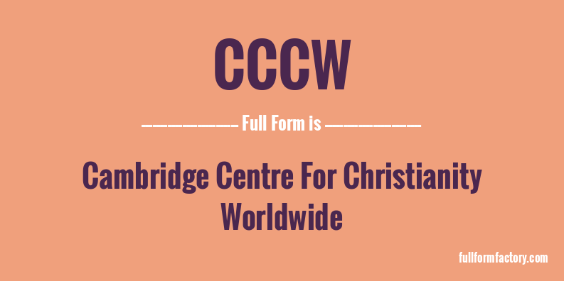 cccw-full-form