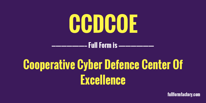 ccdcoe-full-form