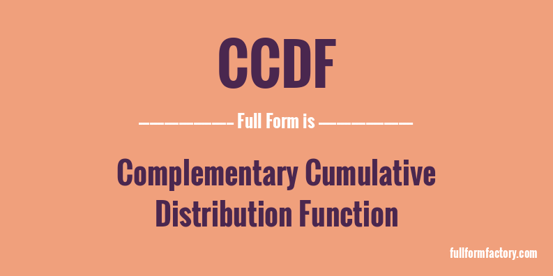 ccdf-full-form