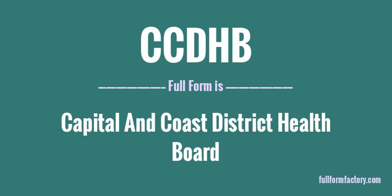 ccdhb-full-form