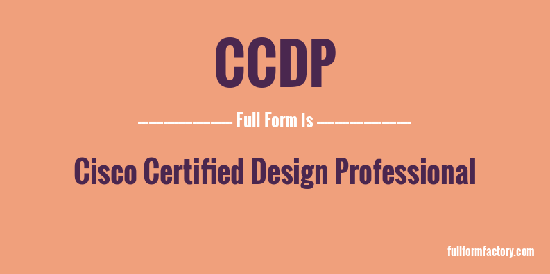 ccdp-full-form