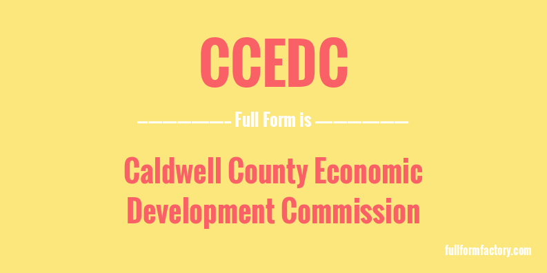 ccedc-full-form
