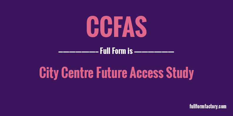 ccfas-full-form