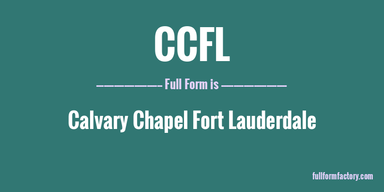 ccfl-full-form