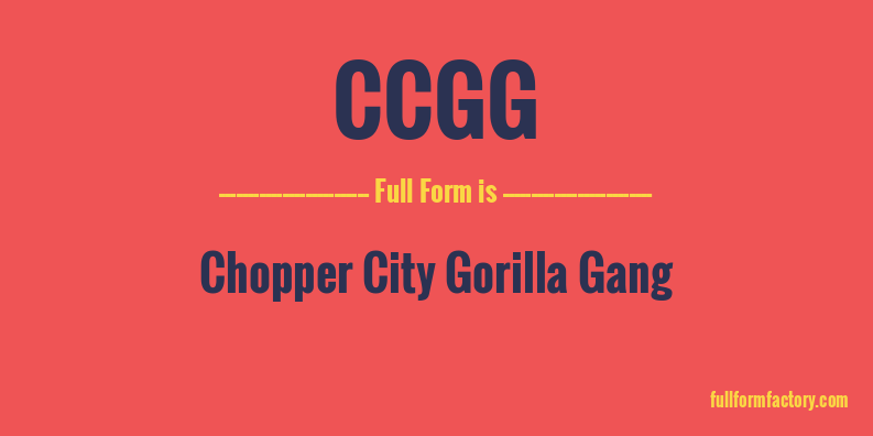 ccgg-full-form