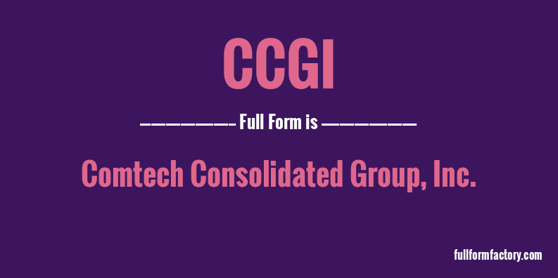 ccgi-full-form