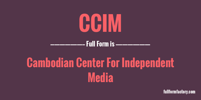 ccim-full-form