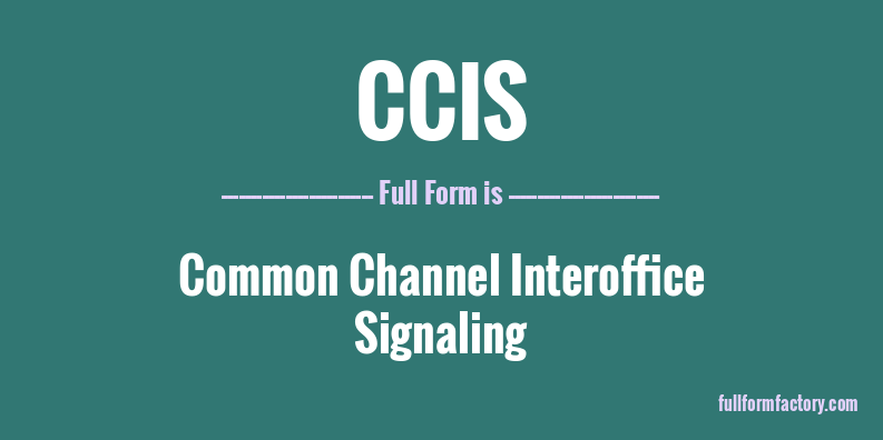 ccis-full-form