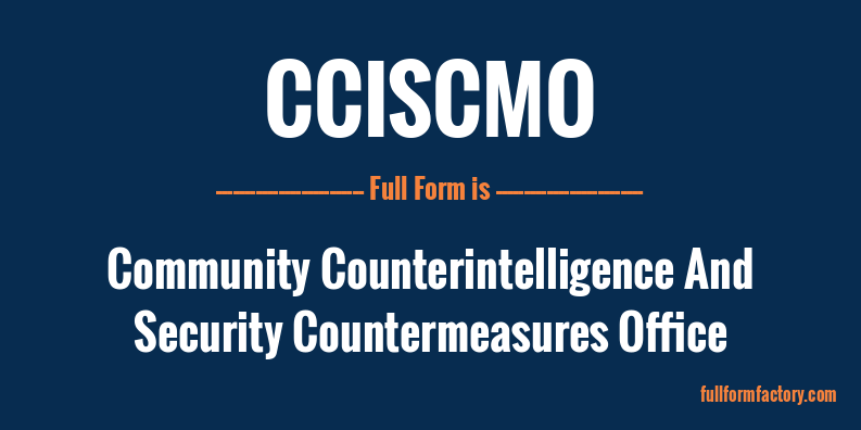 cciscmo-full-form
