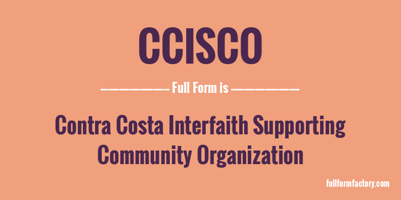 ccisco-full-form