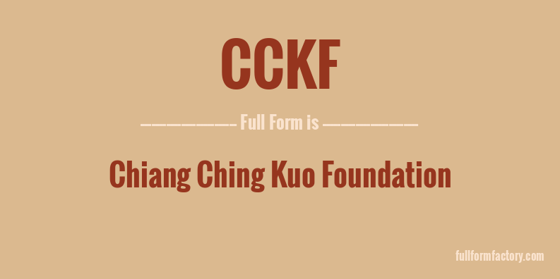 cckf-full-form
