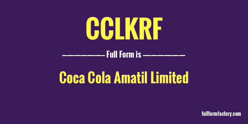 cclkrf-full-form
