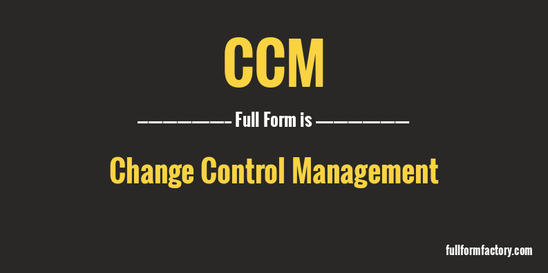 ccm-full-form