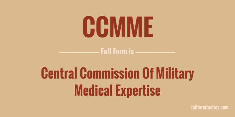 ccmme-full-form