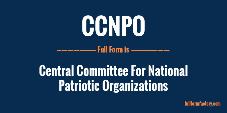 ccnpo-full-form