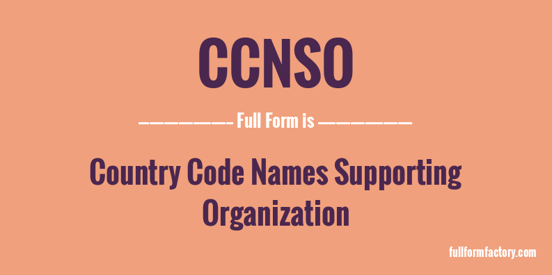 ccnso-full-form