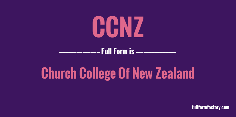 ccnz-full-form