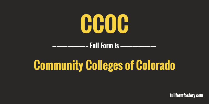 ccoc-full-form