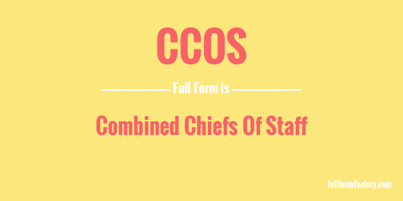 ccos-full-form