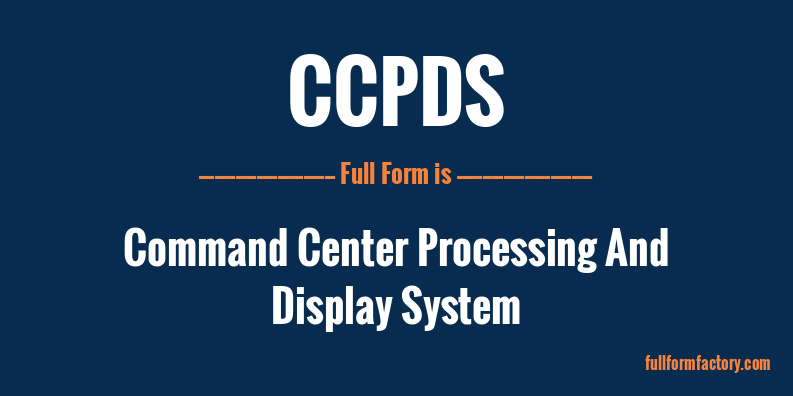 ccpds-full-form