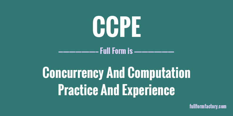 ccpe-full-form