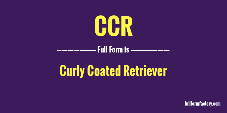 ccr-full-form