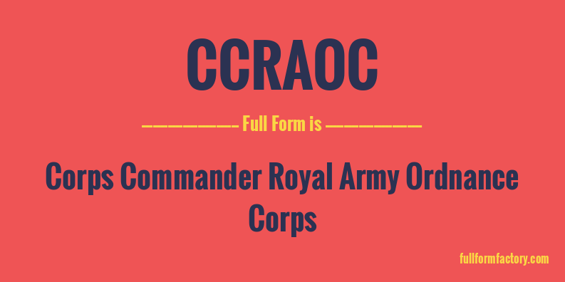 ccraoc-full-form